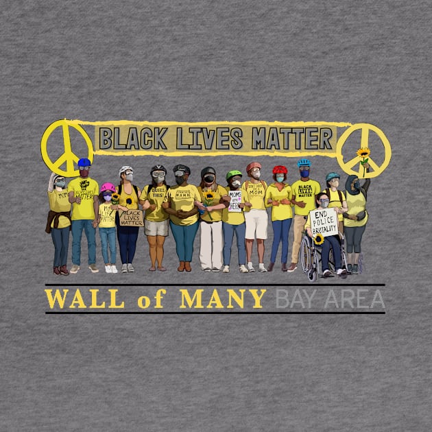 Wall of Many - Black Lives Matter by Curtis Jensen by Wall of Many